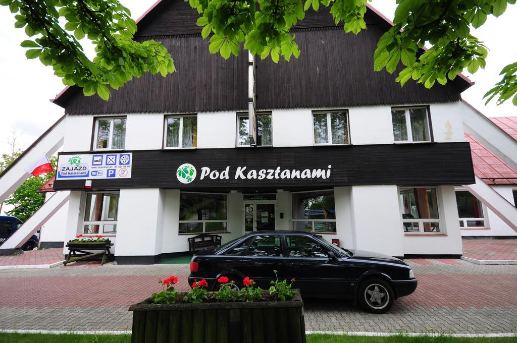 Zajazd Pod Kasztanami Ryn  Exterior foto